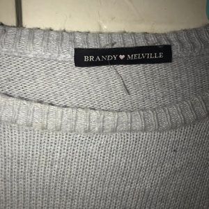 Cropped brandy Sweater